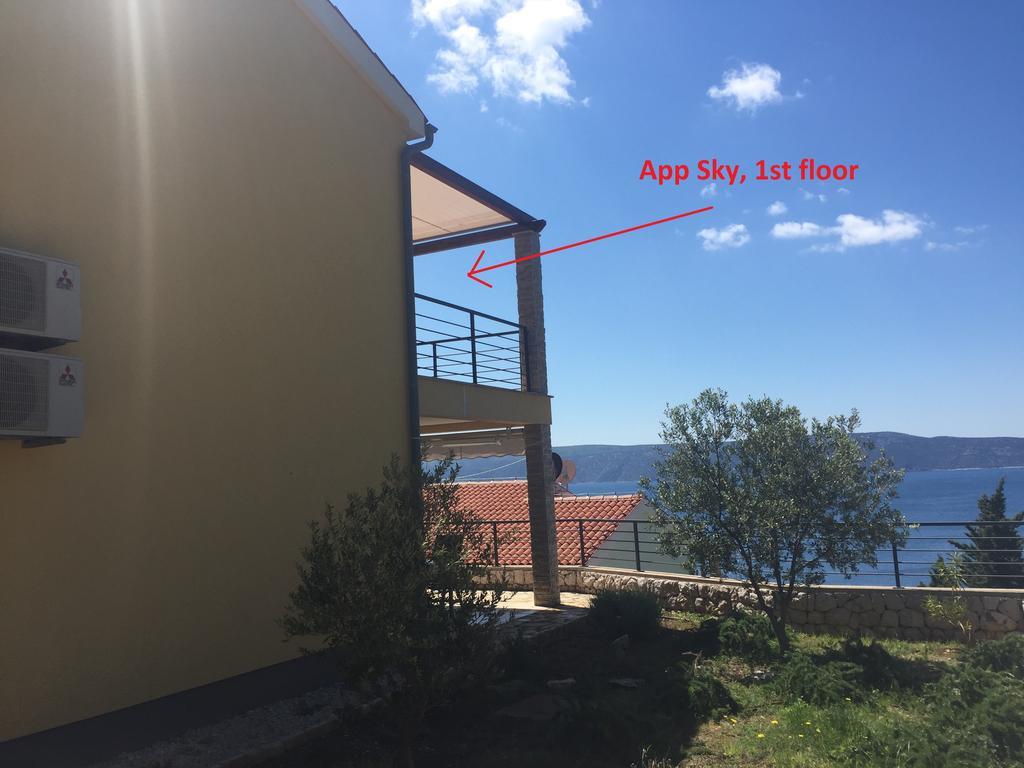 Gavza Sky View Apartment Cres Zewnętrze zdjęcie